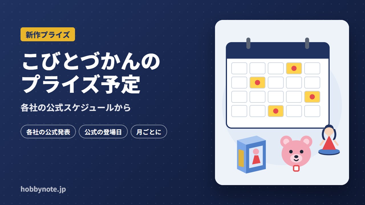 こびとづかんのプライズ予定